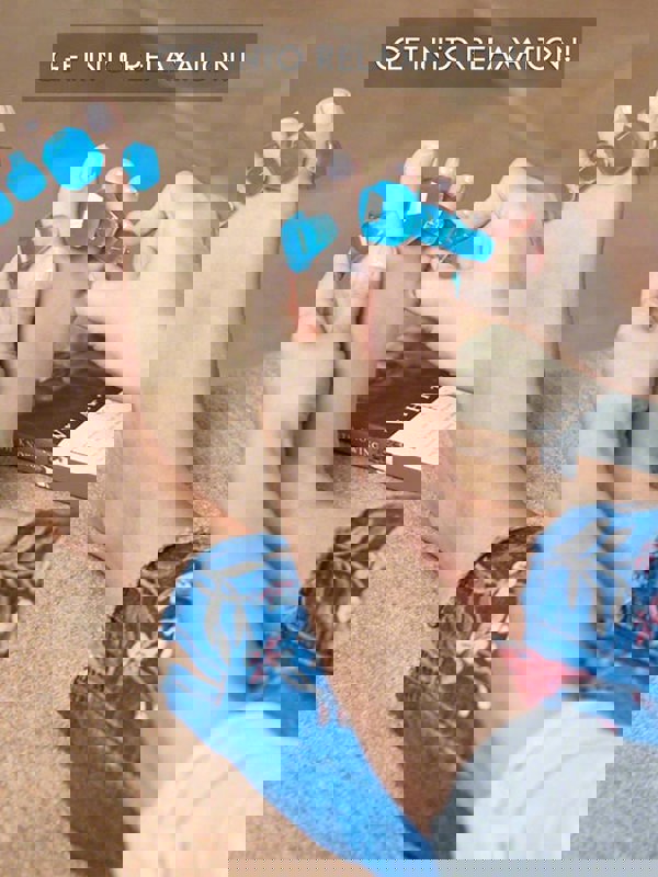 YogaToes Gems Toe Separators - Sapphire Blue