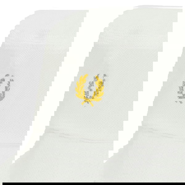 Fred Perry Classic Piqué Bucket Hat Snow White/Honey Comb