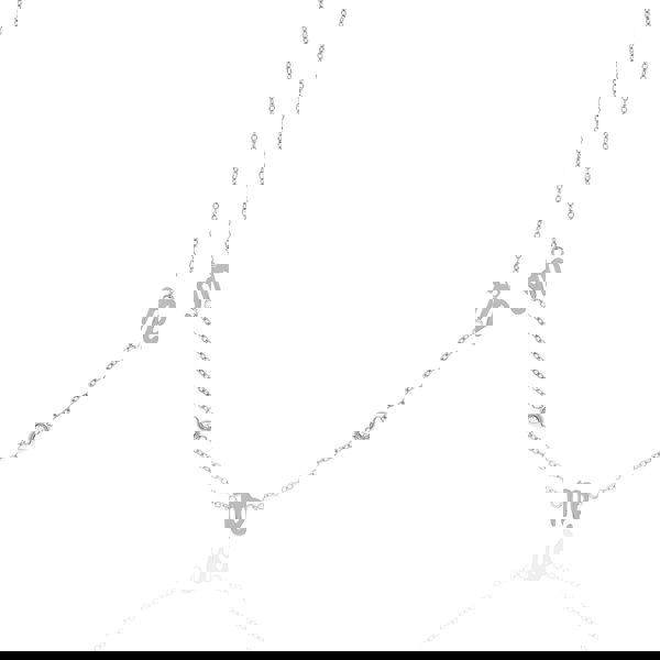 Say It With Virgo Necklace with CZ Stones - Silver Plated