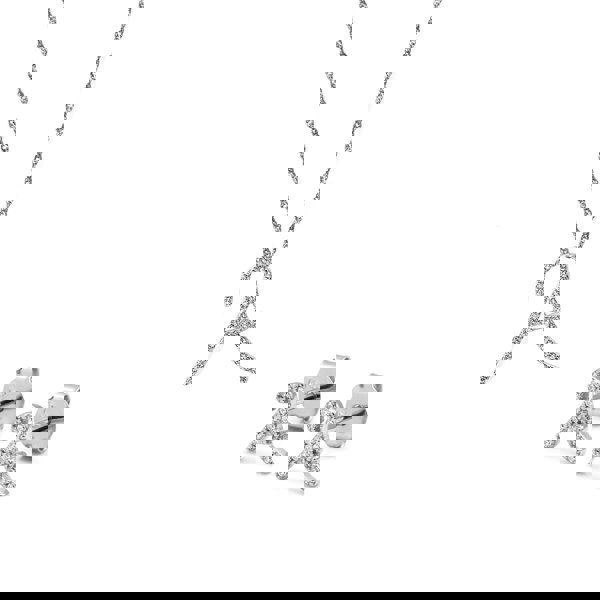 Say It With Luxe Initial Gift Set - Sterling Silver