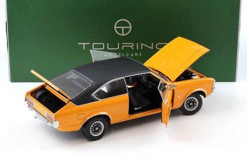 MCSlots Ford Granada Consul Coupe GT 2.3 Signal Orange 1:18 Scale Touring Modelcars 18080003