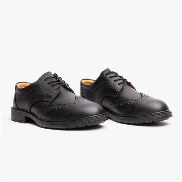 Amblers Safety FS44 Leather Safety Shoes in Black