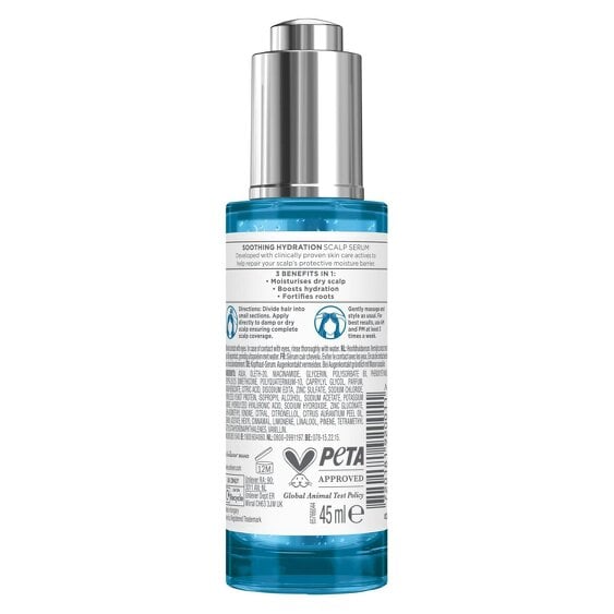 Dove Scalp+ Hair Therapy 3in1 Serum - Soothing Hydration, Biotin & Zinc 12x45ml