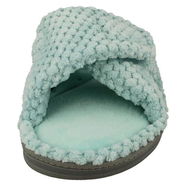Padders Ladies Padders Cross Detailed Adjustable Mule Slippers Flo