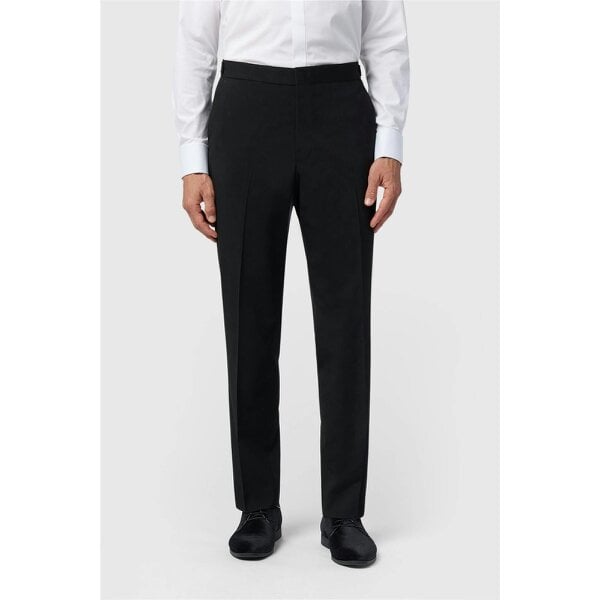 Limehaus Slim Fit Black Dinner Trousers
