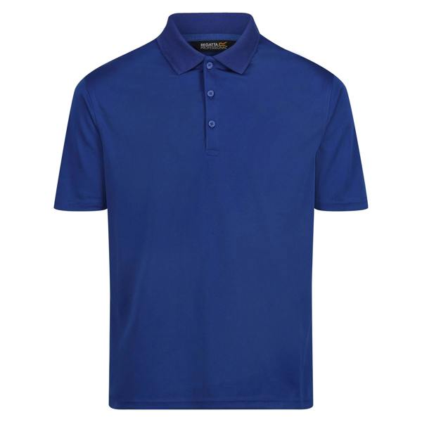 Regatta Professional Mens Moisture Wicking Polo Shirt - New Royal - 