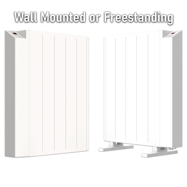 MYLEK Electric Radiator Panel Heater WIFI Smart APP Eco 1000W Bathroom Safe Wall Mounted Timer Thermostat