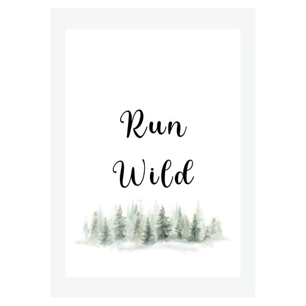 Kinder Valley Run Wild Three Pack Of A3 Poster Prints