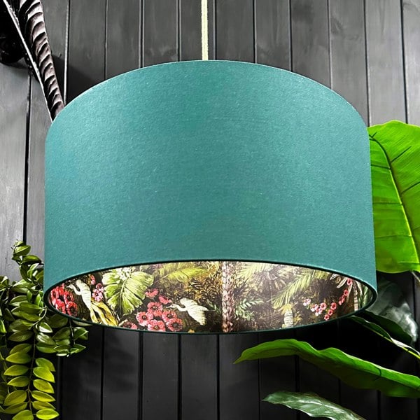 love frankie flight of the cranes silhouette lampshade in hunter