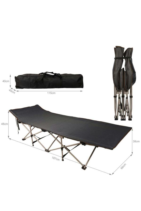 Groundlevel Foldable Guest Bed with Removeable Cushioned Mattress