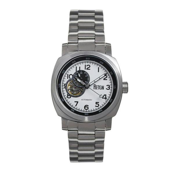 Reign Impaler Semi-Skeleton Bracelet Watch - White/SIlver - REIRN6107