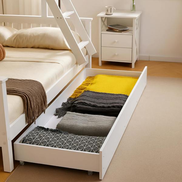 Mission TM Zibo Underbed Drawer XL – Large Wooden Storage Drawer for Bunk & Single Beds