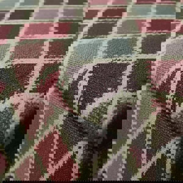 Elegant rectangular bench used as coffee table with decorative tray on top