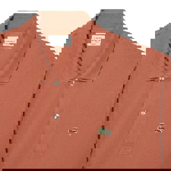 Lacoste Mens L.12.12 Original Pique Classic Polo Shirt - Light Brown - 