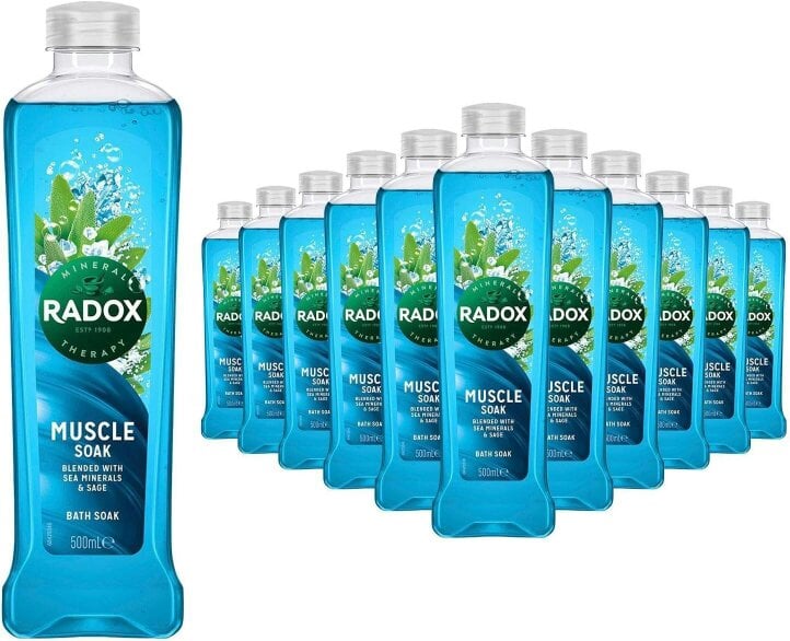 RADOX Muscle Soak Bath Soak 18 x 500ml - Sage & Sea Minerals