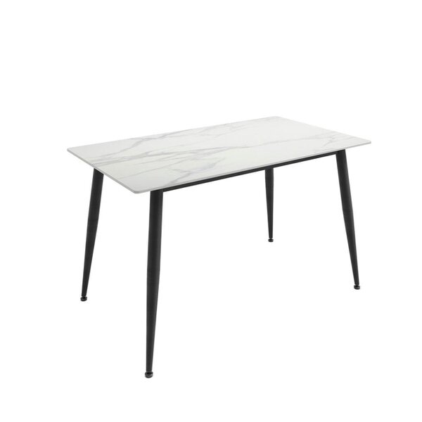 Wyld Haus Bramblewood 4 Seater Marble Effect Dining Set Table and 4 Chairs