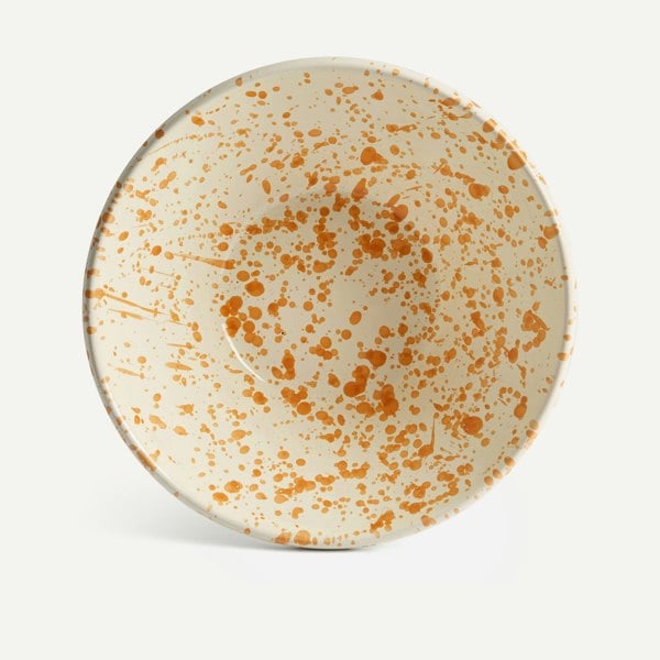 Hot Pottery Salad bowl Burnt Orange