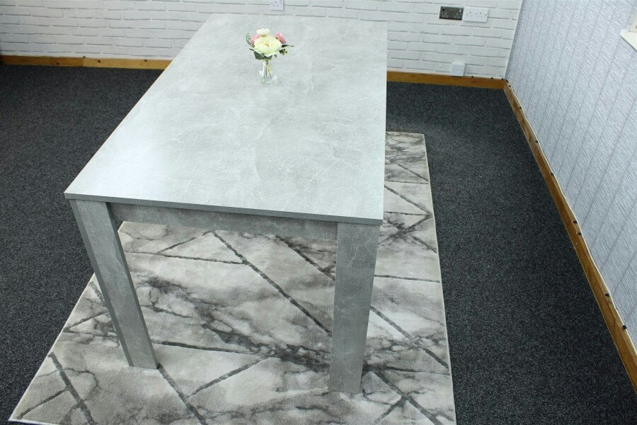 Kosy Koala Wooden Dinning Table In Stone Grey Effect