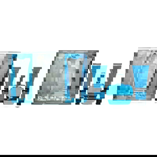 Mustang Blue 3 Piece Gift Set: Eau de Toilette 100ml - Aftershave Balm 100ml - Hair & Body Wash 100ml