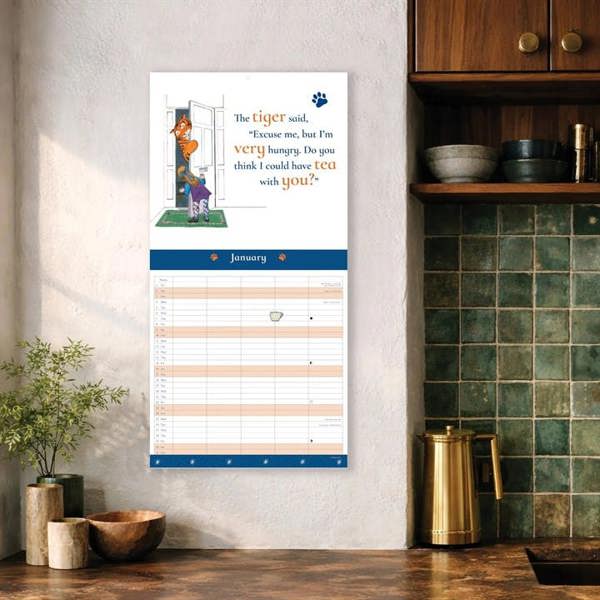 The Tiger Who Came to Tea Family Planner 2027, Family Planners, Month To View, History & Literature, Gift