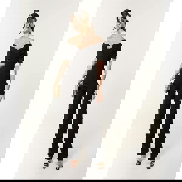 Blue Vanilla Bardot Wrap Jumpsuit