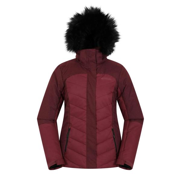 Mountain Warehouse Womens/Ladies Pyrenees II Padded Ski Jacket - Berry - 