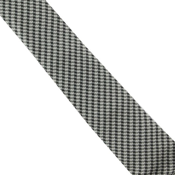 Dunhill luxurious mulberry silk in a grid check pattern grey black