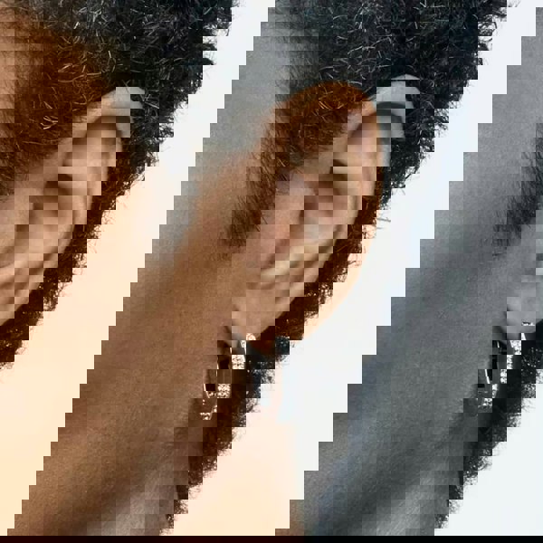 Swarovski Dextera Crystal Octagon Small Hoop Earrings 5618307