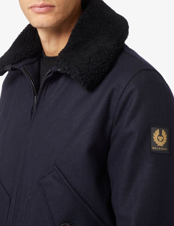 Belstaff Haywood Bomber Jacket - Dark Navy Blue