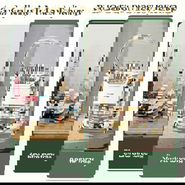 smartbies Large Capacity Makeup Storage Organiser Box