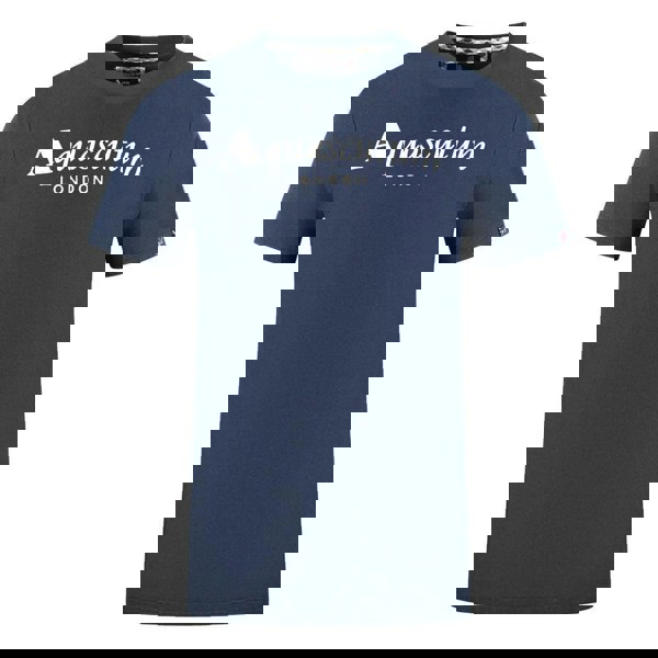 Aquascutum Mens London T-Shirt - Navy