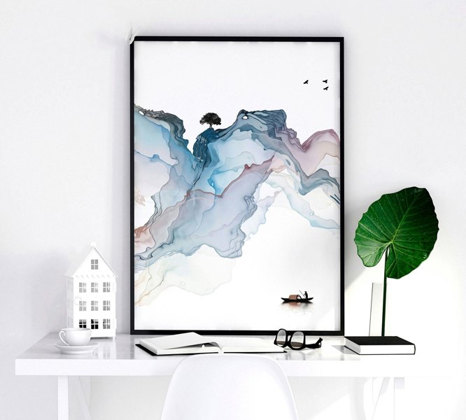 Japanese bedroom decor | set of 3 wall art prints