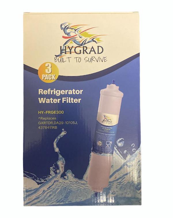 HYGRAD BUILT TO SURVIVE 2 pack 3 pack Fridge Water Replacement Filters For SAMSUNG DA29-10105J by HYGRAD