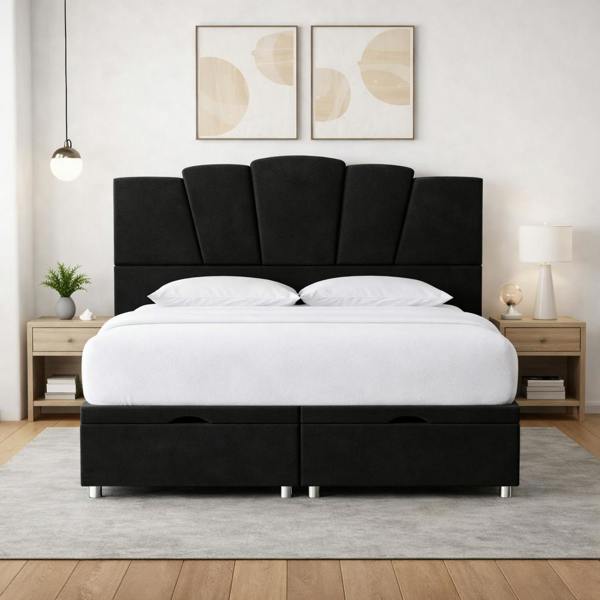 Great British Beds John Art Deco Divan Ottoman Bed