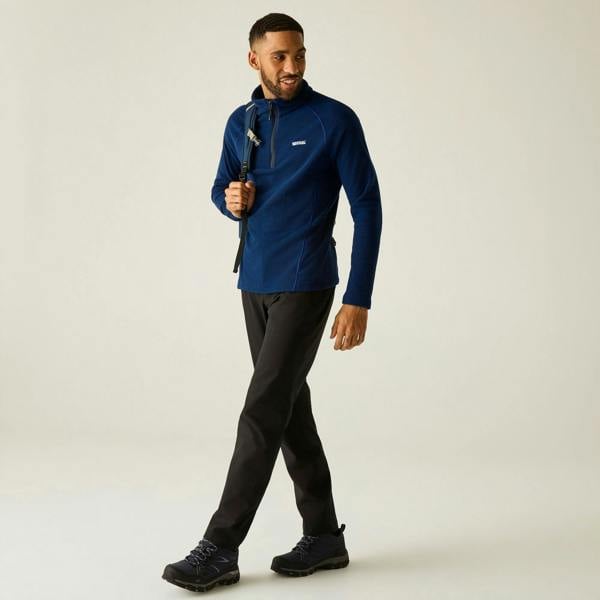 Regatta Great Outdoors Mens Kenger Half Zip Honeycomb Fleece - Aviator Blue