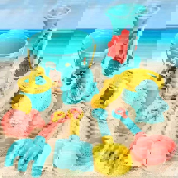 smartbies 18 Pieces Beach Bucket Set Toys for Kids