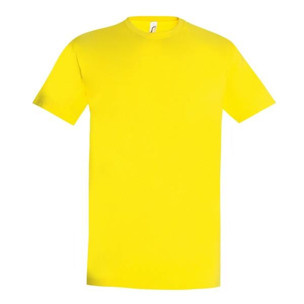 SOLS Mens Imperial Heavyweight Short Sleeve T-Shirt - Lemon