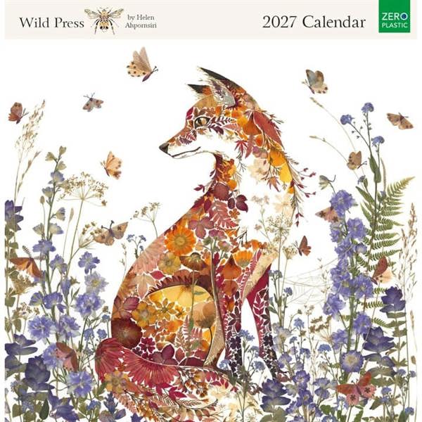 Wild Press Calendar 2027, Wall Calendars, Month To View, Art, Gift