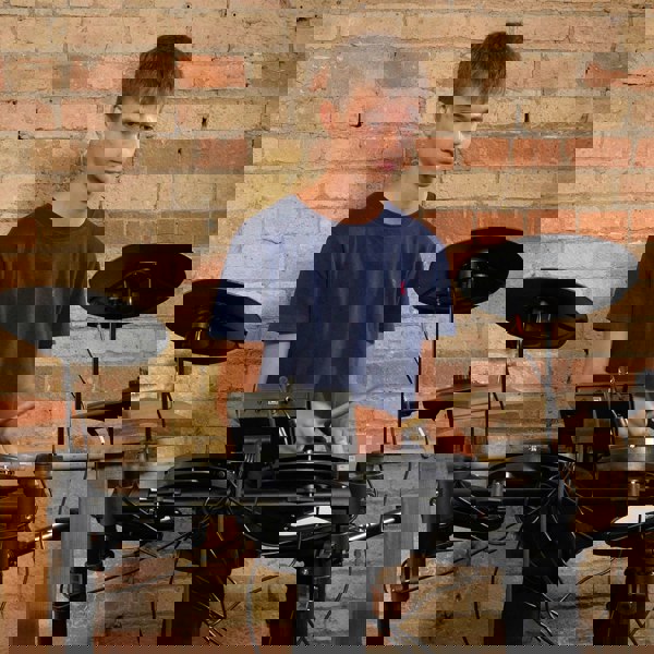 Axus AXK4 Electronic Drum Kit with Stool, Headphones and Sticks