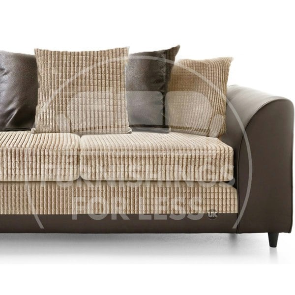 Luca Mixed Fabric Sofa Suite - Scatter Back
