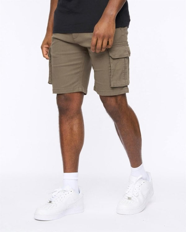 Crosshatch Frentons Cargo Shorts Khaki