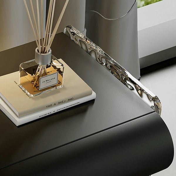 Rit Concept Figueroa Bedside Table With Storage & Light Strip