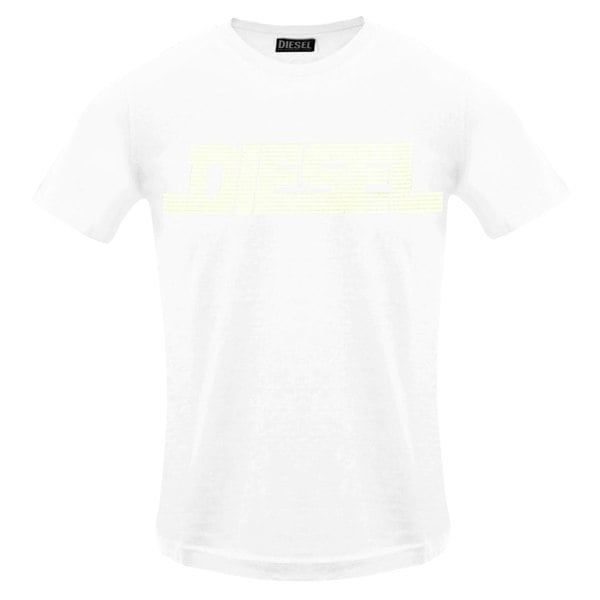 Diesel Monotone Logo Bright White T-Shirt