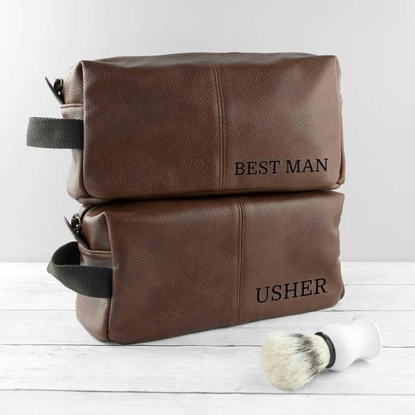 Personalised Wash Bag - product in use