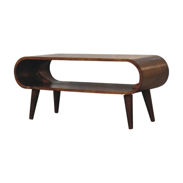 Wyld Haus Porquerolles Nordic Mango Wood Low Coffee Table