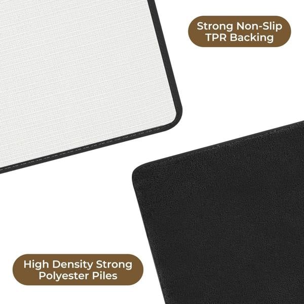 Marlow Large Indoor Door Mat Non Slip Entrance Rug Dirt Trapper Washable Mats