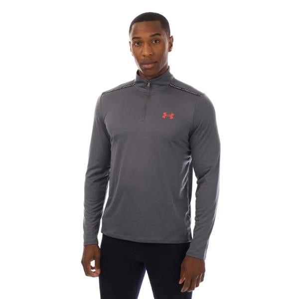 Under Armour Mens Tech Quarter Zip Top - Grey - 