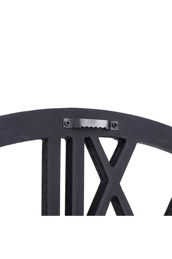 Living and Home 58cm Dia Industrial Gear Roman Numeral Wall Clock