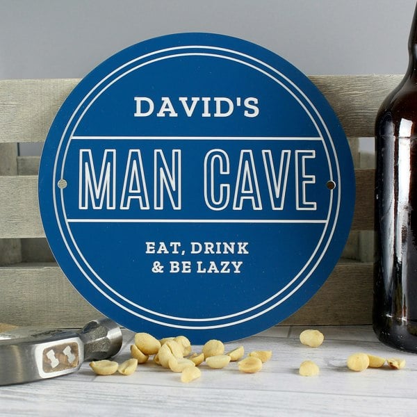 Personalised Memento Company Personalised Man Cave Heritage Plaque