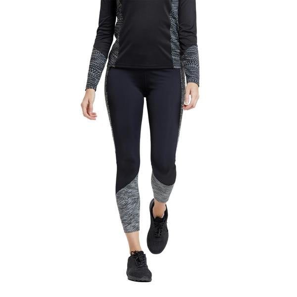 Mountain Warehouse Womens/Ladies Pro Reflective 7/8 Leggings - Black - 